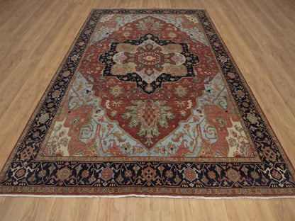 Heriz Heriz hand-knotted wool rug in Red, 8'9" x 11'10", SKU O092812 (view 2)