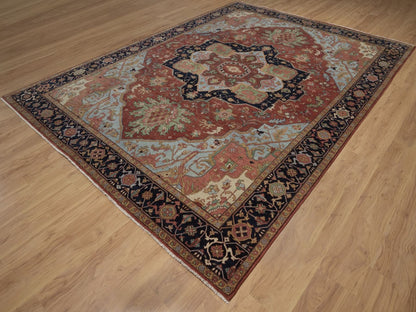 Heriz Heriz hand-knotted wool rug in Red, 8'9" x 11'10", SKU O092812 (view 3)