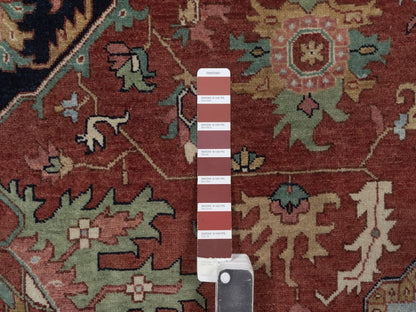 Heriz Heriz hand-knotted wool rug in Red, 8'9" x 11'10", SKU O092812 (view 7)