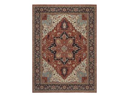 Heriz Heriz hand-knotted wool rug in Red, 8'8" x 11'11", SKU O092814