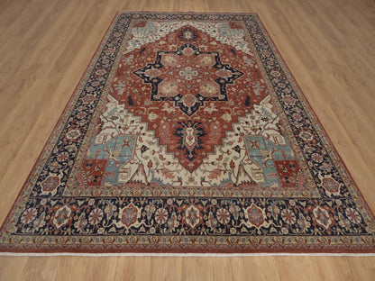 Heriz Heriz hand-knotted wool rug in Red, 8'8" x 11'11", SKU O092814 (view 2)