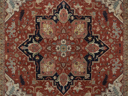 Heriz Heriz hand-knotted wool rug in Red, 8'8" x 11'11", SKU O092814 (view 8)