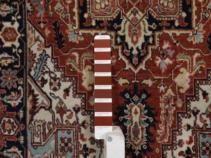 Heriz Heriz hand-knotted wool rug in Red, 2'10" x 5'2", SKU O092816 (view 4)