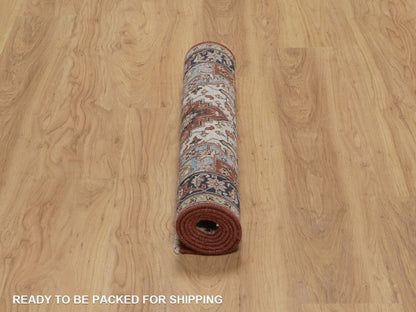 Heriz Heriz hand-knotted wool rug in Red, 2'10" x 5'2", SKU O092816 (view 6)