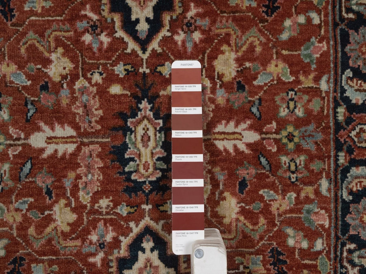 Heriz Heriz hand-knotted wool runner in Red, 2'7" x 6'3", SKU O092817 (view 4)