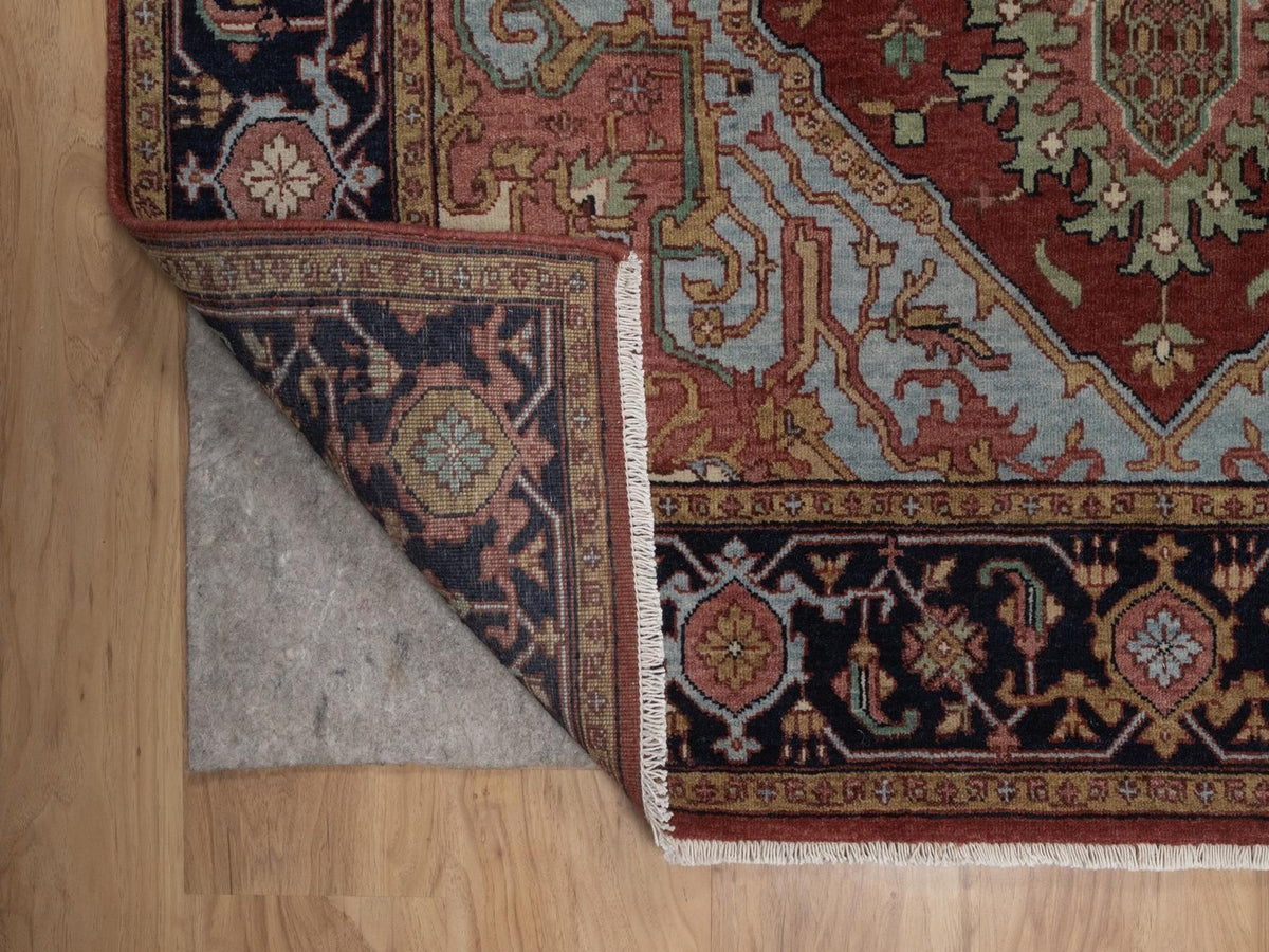 Heriz Heriz hand-knotted wool rug in Red, 4'11" x 7'3", SKU O092819 (view 3)