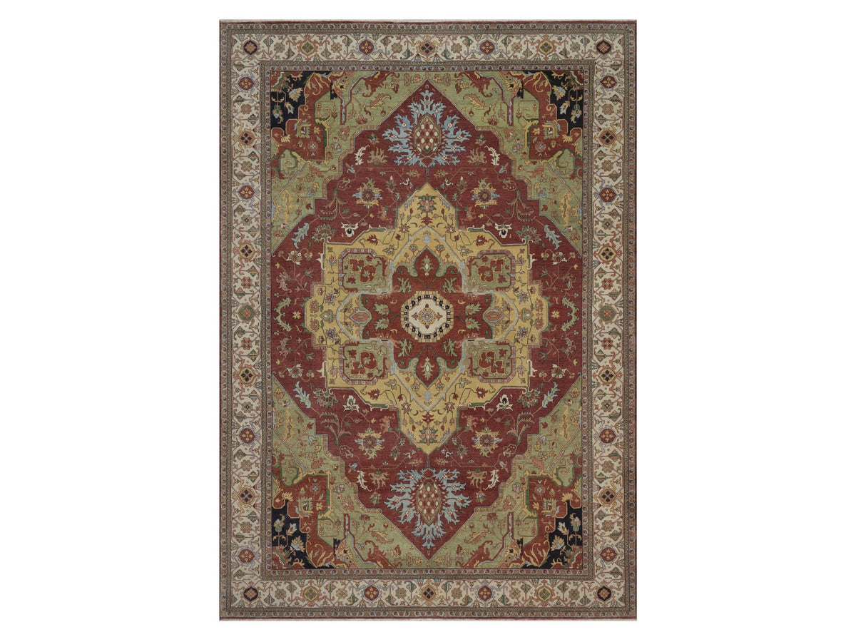 Heriz Heriz hand-knotted wool rug in Red, 9'11" x 14'3", SKU O092821