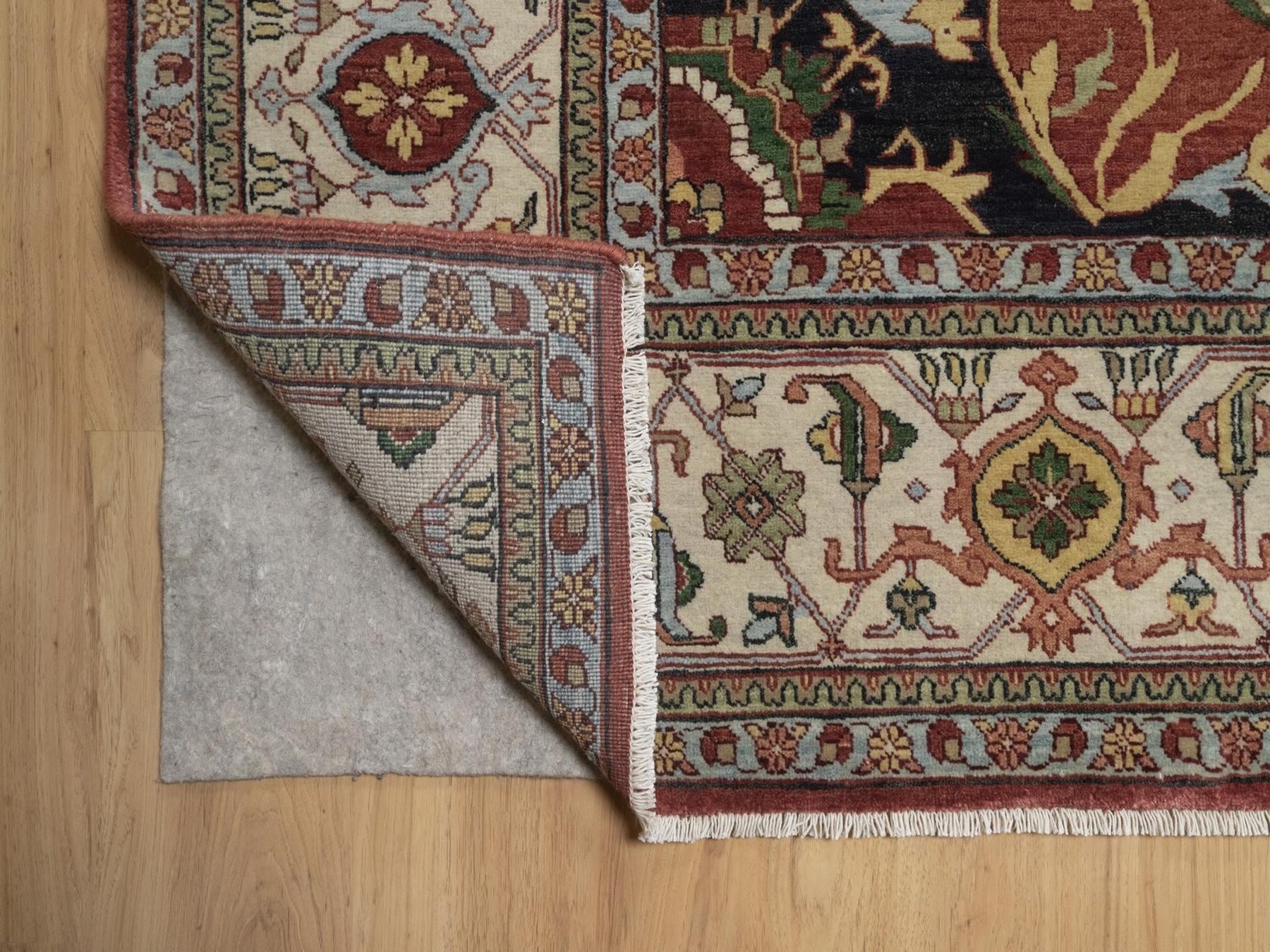Heriz Heriz hand-knotted wool rug in Red, 9'11" x 14'3", SKU O092821 (view 4)