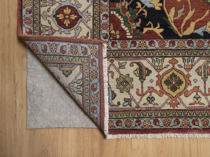 Heriz Heriz hand-knotted wool rug in Red, 9'11" x 14'3", SKU O092821 (view 4)