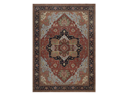 Heriz Heriz hand-knotted wool rug in Red, 9'11" x 14', SKU O092823