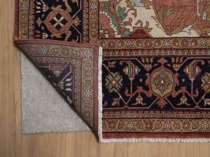 Heriz Heriz hand-knotted wool rug in Red, 9'11" x 14', SKU O092823 (view 4)