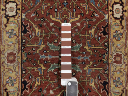 Heriz Heriz hand-knotted wool rug in Red, 2' x 3', SKU O092824 (view 4)