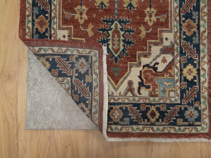 Heriz Heriz hand-knotted wool runner in Red, 2'4" x 10'2", SKU O092825 (view 3)