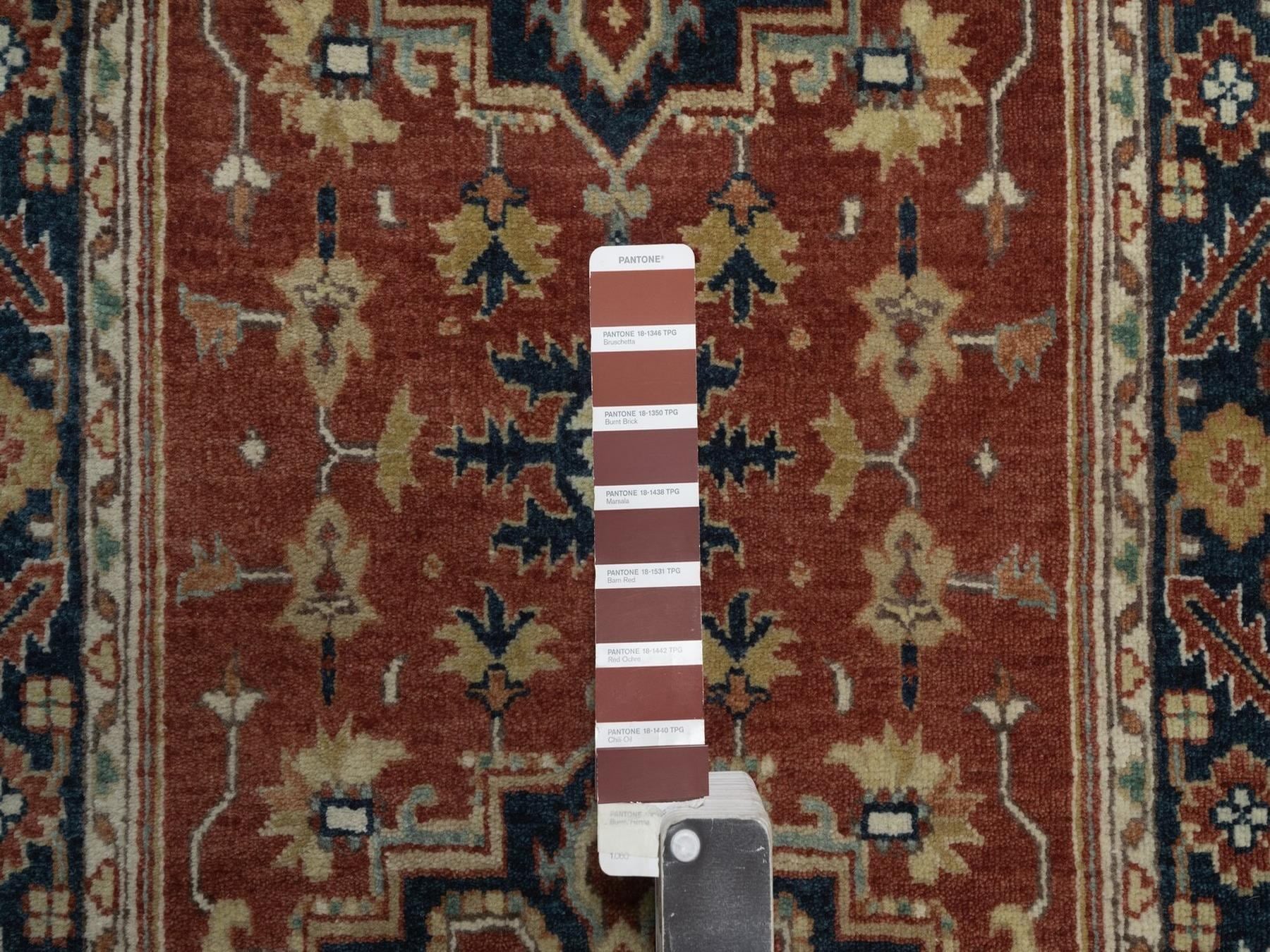 Heriz Heriz hand-knotted wool runner in Red, 2'4" x 10'2", SKU O092825 (view 4)