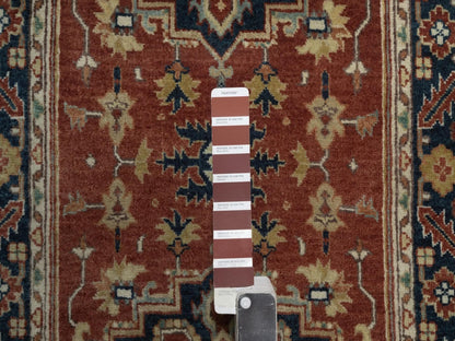 Heriz Heriz hand-knotted wool runner in Red, 2'4" x 10'2", SKU O092825 (view 4)