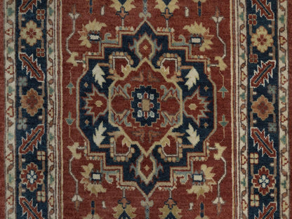 Heriz Heriz hand-knotted wool runner in Red, 2'4" x 10'2", SKU O092825 (view 5)