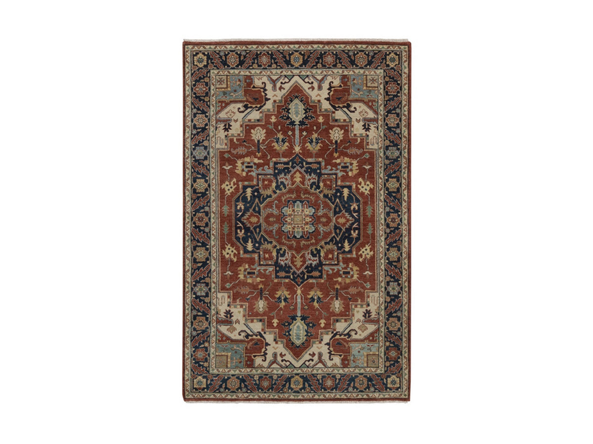 Heriz Heriz hand-knotted wool rug in Red, 3'11" x 6'2", SKU O092826