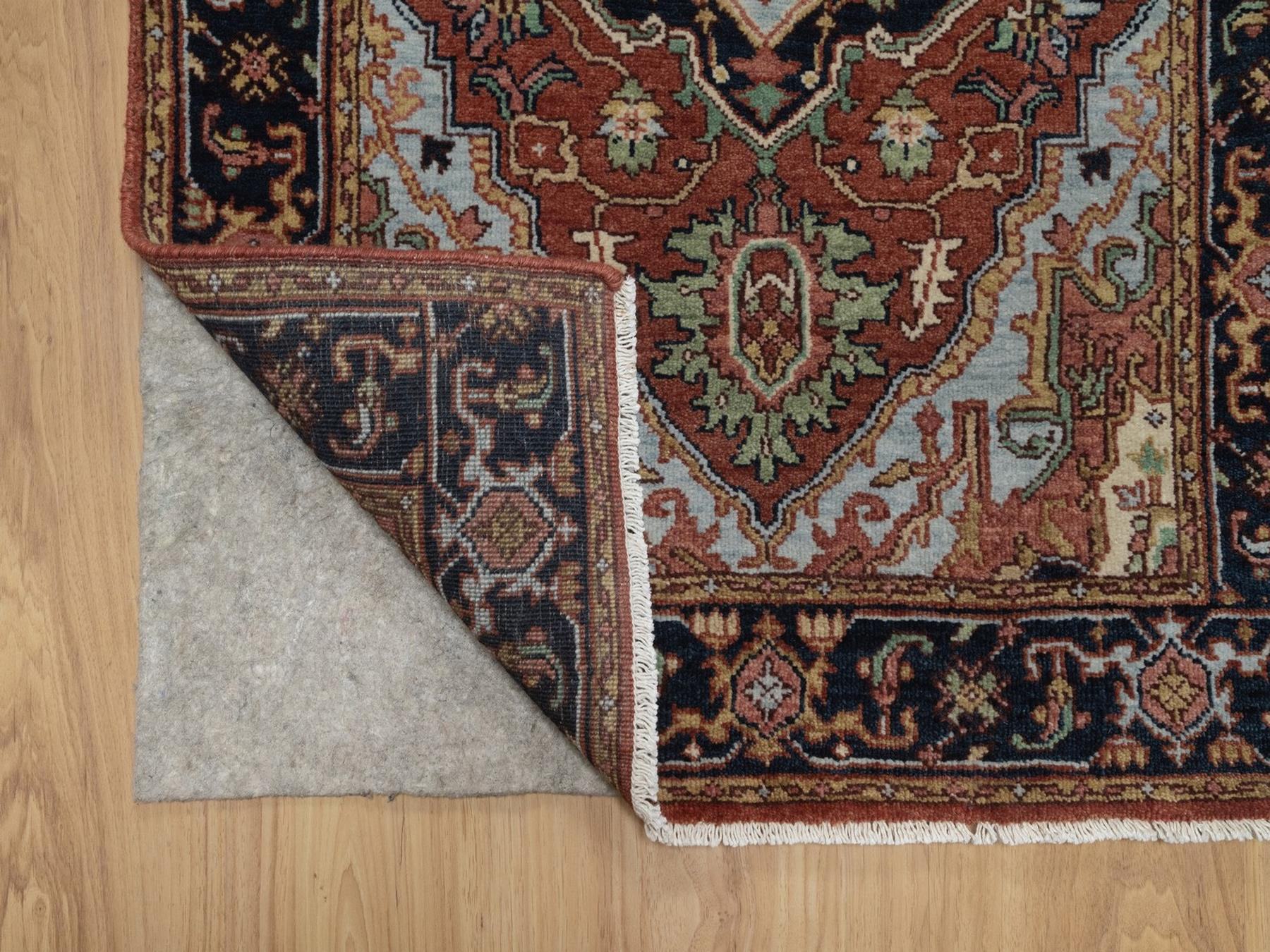 Heriz Heriz hand-knotted wool runner in Red, 2'7" x 13'9", SKU O092827 (view 3)