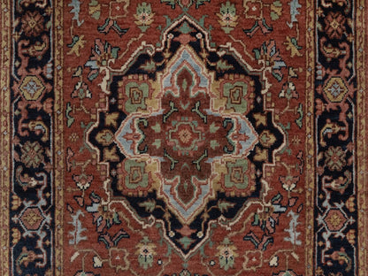 Heriz Heriz hand-knotted wool runner in Red, 2'7" x 13'9", SKU O092827 (view 5)