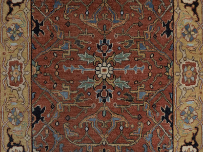 Heriz Heriz hand-knotted wool runner in Red, 2'7" x 23'9", SKU O092828 (view 5)