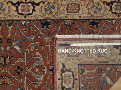 Heriz Heriz hand-knotted wool runner in Red, 2'7" x 23'9", SKU O092828 (view 8)