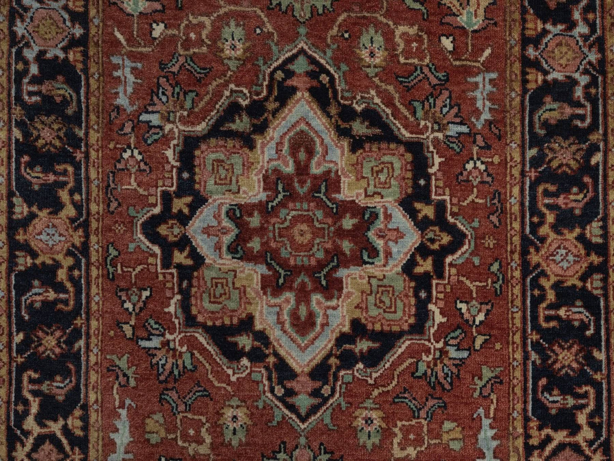 Heriz Heriz hand-knotted wool runner in Red, 2'7" x 27'8", SKU O092829 (view 5)
