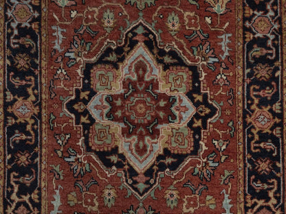 Heriz Heriz hand-knotted wool runner in Red, 2'7" x 27'8", SKU O092829 (view 5)