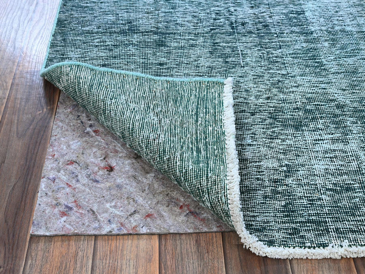 Tabriz Vintage hand-knotted wool runner in Overdyed, 2'7" x 7'9" — SKU O0934 (view 3)