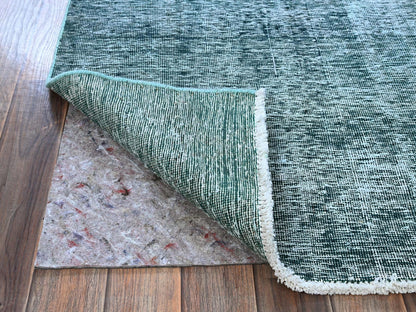 Tabriz Vintage hand-knotted wool runner in Overdyed, 2'7" x 7'9" — SKU O0934 (view 3)
