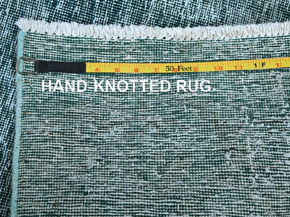 Tabriz Vintage hand-knotted wool runner in Overdyed, 2'7" x 7'9" — SKU O0934 (view 7)