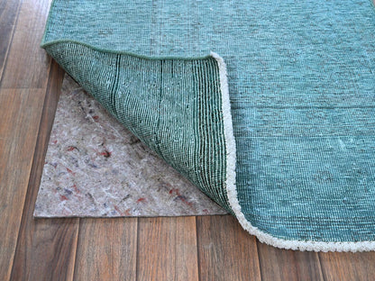 Tabriz Vintage hand-knotted wool runner in Overdyed, 2'5" x 11'1" — SKU O0935 (view 3)