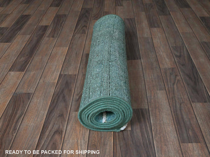 Tabriz Vintage hand-knotted wool runner in Overdyed, 2'5" x 11'1" — SKU O0935 (view 5)