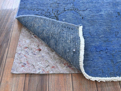 Tabriz Vintage hand-knotted wool runner in Overdyed, 2'2" x 6'2" — SKU O0943 (view 3)
