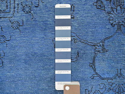 Tabriz Vintage hand-knotted wool runner in Overdyed, 2'2" x 6'2" — SKU O0943 (view 4)