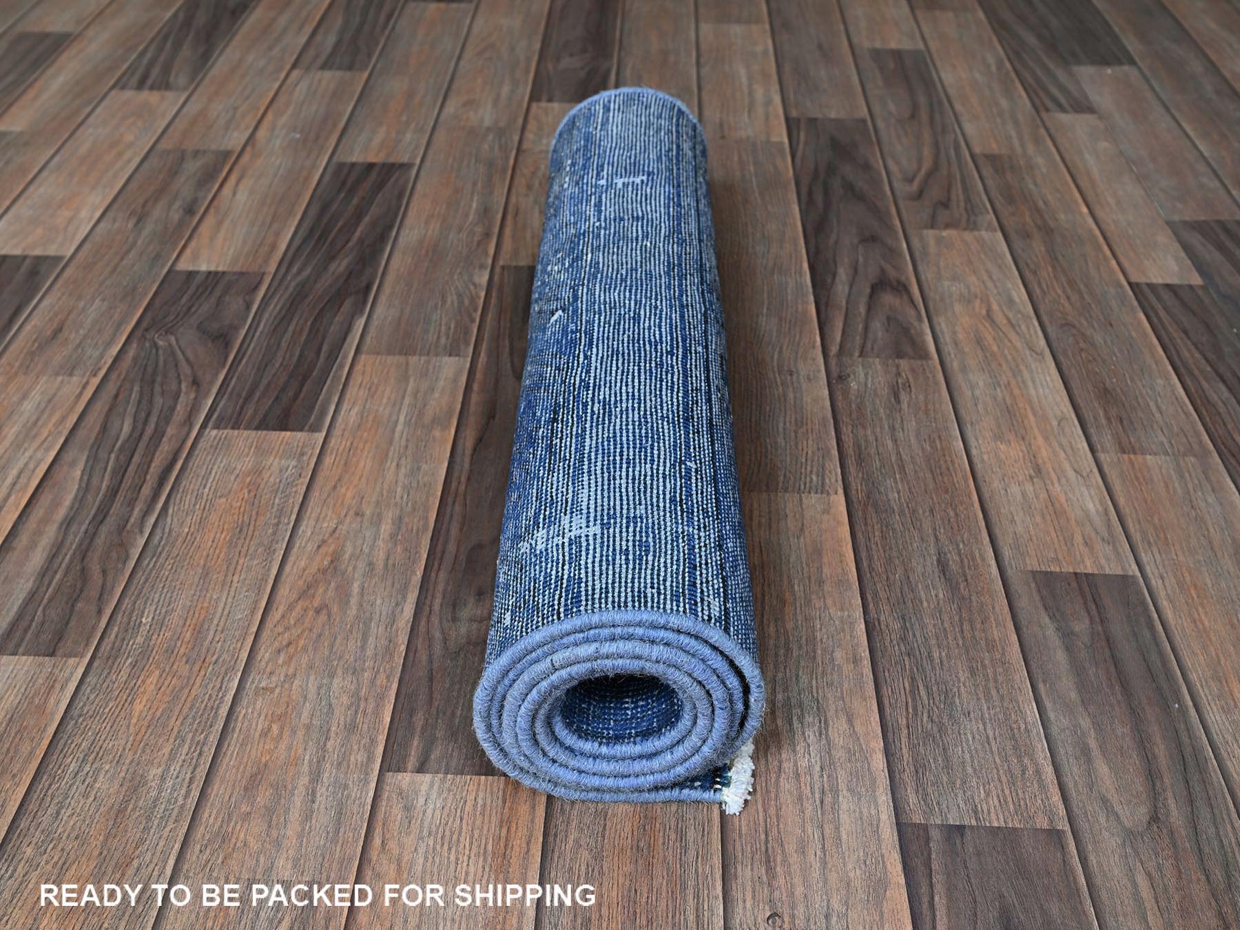 Tabriz Vintage hand-knotted wool runner in Overdyed, 2'2" x 6'2" — SKU O0943 (view 5)