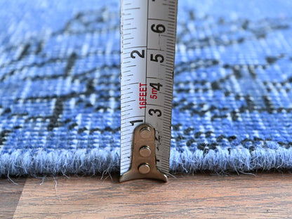 Tabriz Vintage hand-knotted wool runner in Overdyed, 2'2" x 6'2" — SKU O0943 (view 6)