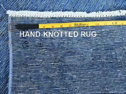 Tabriz Vintage hand-knotted wool runner in Overdyed, 2'2" x 6'2" — SKU O0943 (view 7)