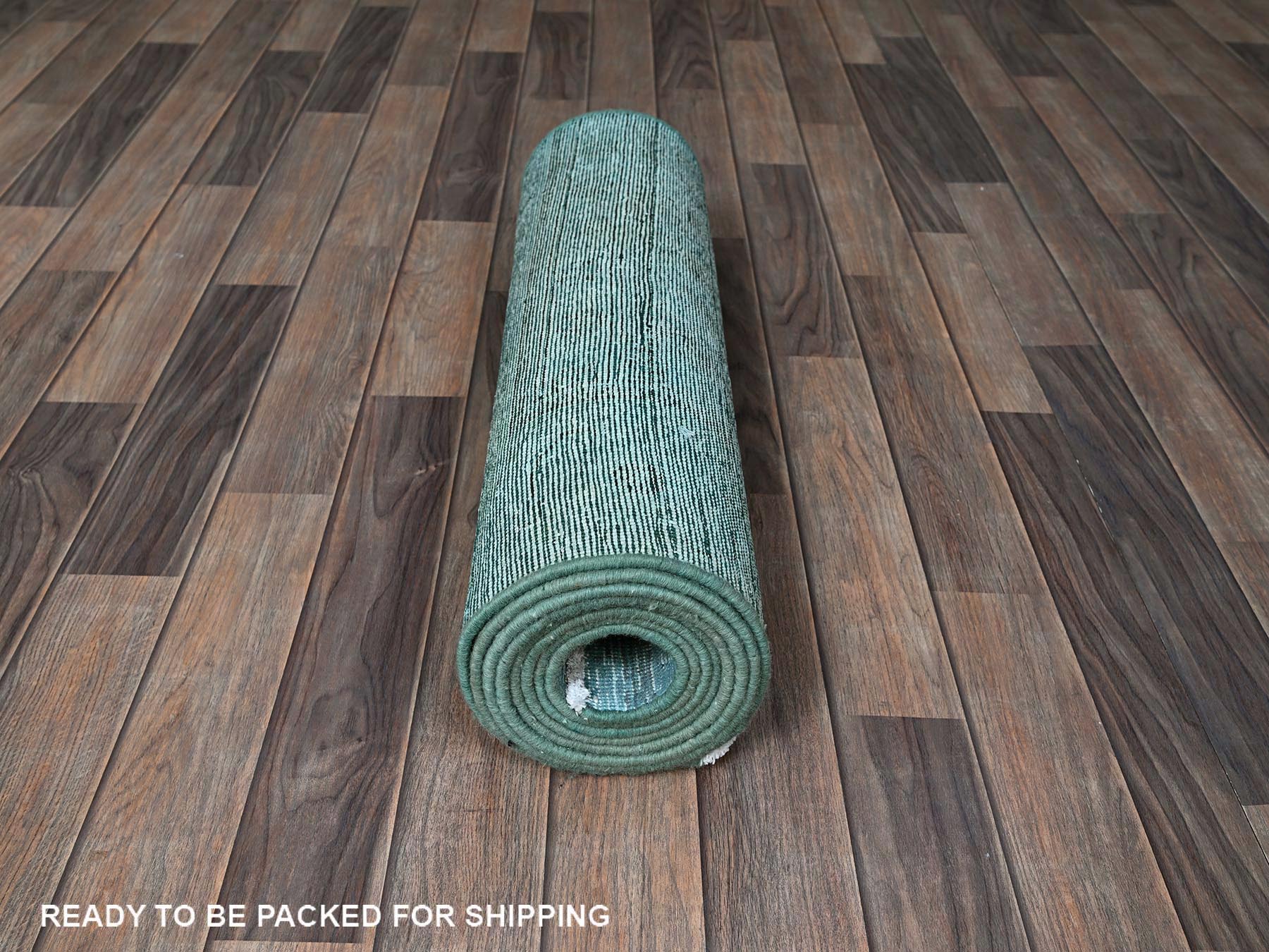 Tabriz Vintage hand-knotted wool runner in Overdyed, 2'4" x 11'2" — SKU O0944 (view 5)