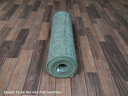 Tabriz Vintage hand-knotted wool runner in Overdyed, 2'4" x 11'2" — SKU O0944 (view 5)
