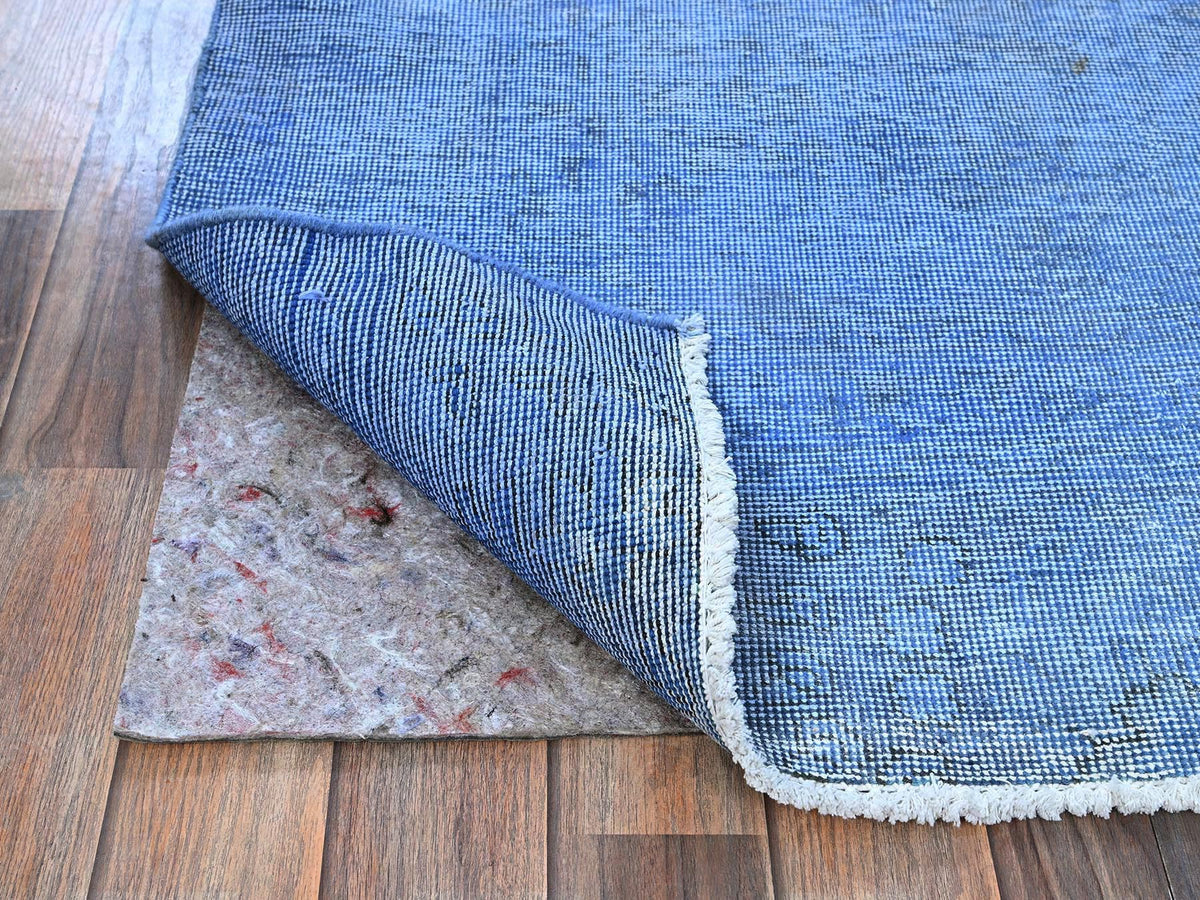Tabriz Vintage hand-knotted wool runner in Overdyed, 2'6" x 9'10" — SKU O0945 (view 3)