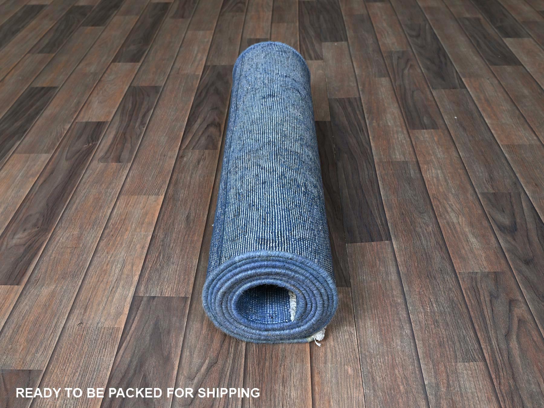 Tabriz Vintage hand-knotted wool runner in Overdyed, 2'6" x 9'10" — SKU O0945 (view 5)