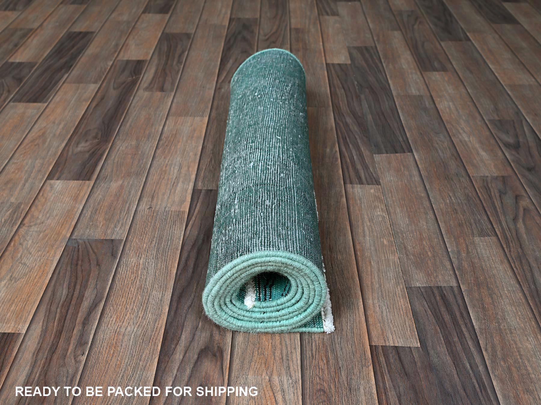 Tabriz Vintage hand-knotted wool runner in Overdyed, 2'3" x 7'5" — SKU O0946 (view 5)