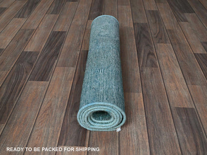 Tabriz Vintage hand-knotted wool runner in Overdyed, 2'3" x 6'1" — SKU O0948 (view 5)