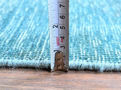 Tabriz Vintage hand-knotted wool runner in Overdyed, 2'3" x 6'1" — SKU O0948 (view 6)