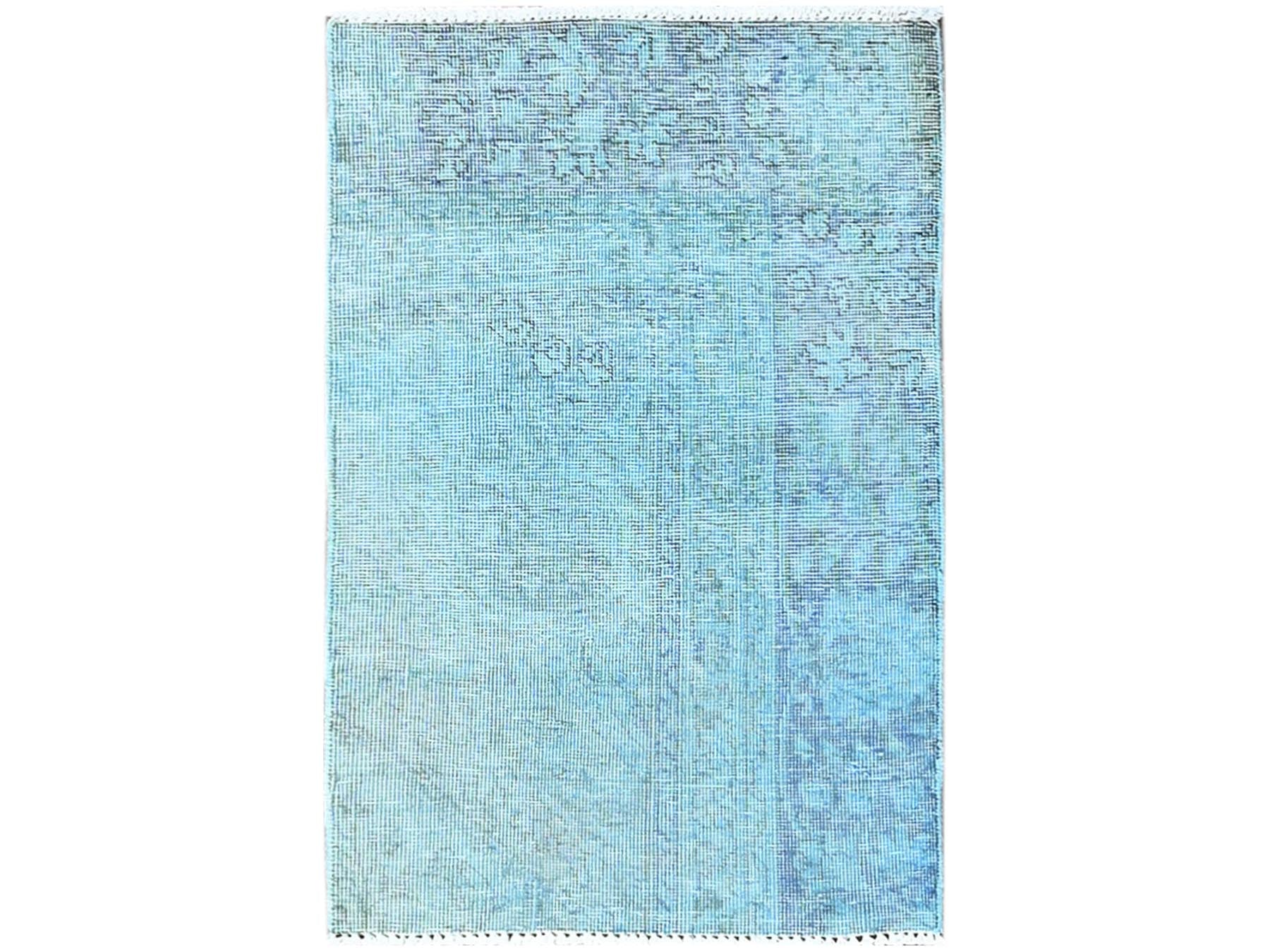 Tabriz Vintage hand-knotted wool rug in Overdyed, 1'11" x 3'2" — SKU O0951