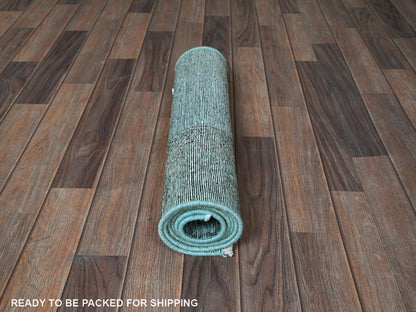 Tabriz Vintage hand-knotted wool runner in Overdyed, 1'11" x 5'9" — SKU O0952 (view 5)