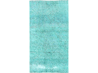 Tabriz Vintage hand-knotted wool rug in Overdyed, 2'3" x 4'6" — SKU O0955