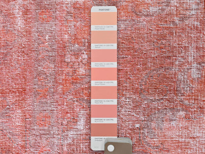 Tabriz Vintage hand-knotted wool runner in Overdyed, 1'11" x 5'6" — SKU O0958 (view 4)