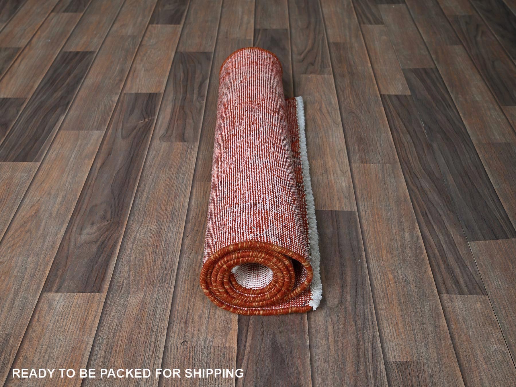 Tabriz Vintage hand-knotted wool runner in Overdyed, 1'11" x 5'6" — SKU O0958 (view 5)
