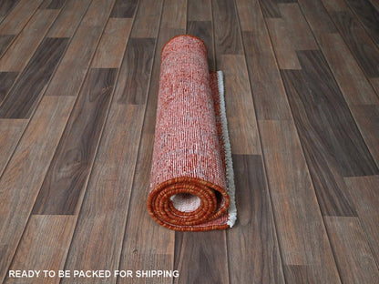 Tabriz Vintage hand-knotted wool runner in Overdyed, 1'11" x 5'6" — SKU O0958 (view 5)